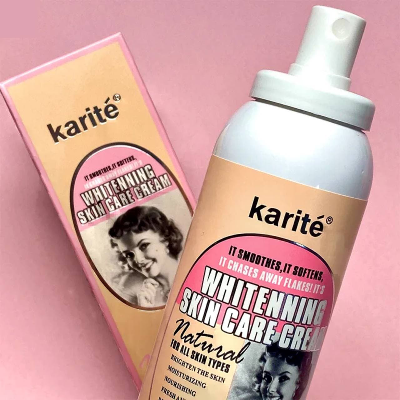 اسپری روشن کننده و نرم کننده صورت و بدن کاریته karite — تصویر ۲