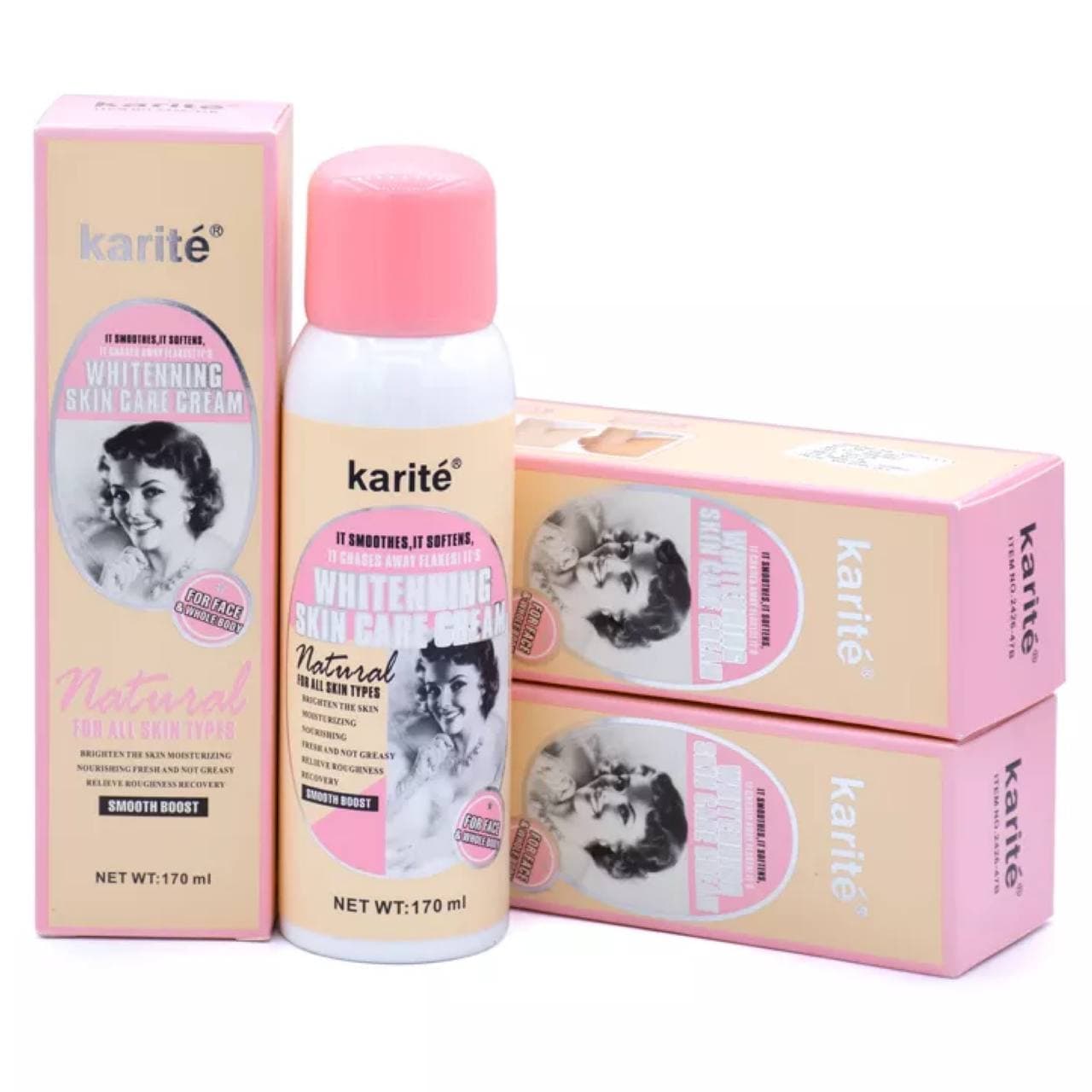 اسپری روشن کننده و نرم کننده صورت و بدن کاریته karite — تصویر ۴