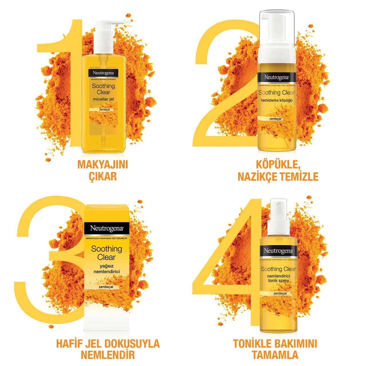 ژل شستشوی میسلار زردچوبه نوتروژینا Neutrogena — تصویر ۷