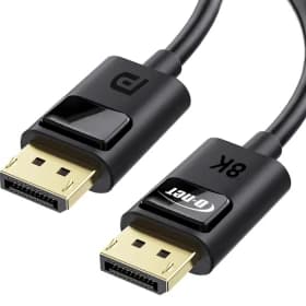 کابل مانیتور Dual DisplayPort 1.4 (برند D–NET مدل DT-405 – طول 5 متر – مشکی – گارانتی تست و تضمین اصالت کالا) (روکش گرد مشکی PVC – بسته‌بندی پلاستیکی)