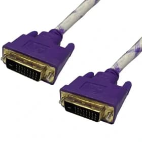 کابل مانیتور Dual DVI-D Dual Link (برند TP-Link – طول 15 متر – سفید بنفش بافته شده – گارانتی تست و تضمین اصالت کالا)