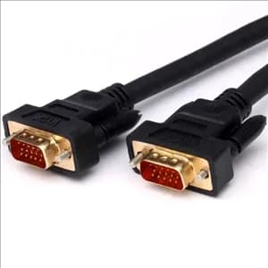 کابل تصویر VGA – برند واسل – مدل VG-050 – طول 5 متر – مشکی – گارانتی 36 ماهه واصل ( روکش گرد PVC مشکی)