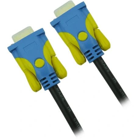 کابل تصویر VGA – برند P-NET – طول 5 متر – مشکی – گارانتی تست و تضمین اصالت کالا ( روکش گرد PVC با قطر 3.6 میلیمتر – بستهبندی جعبهای) — تصویر ۲