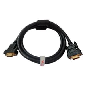 کابل تصویر VGA – برند XNET – طول 1.5 متر – مشکی – گارانتی تست و تضمین اصالت کالا (روکش گرد PVC با قطر 3.9 میلی‌متر – بسته‌بندی پلاستیکی) — تصویر ۲