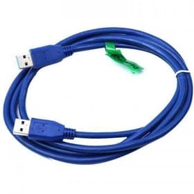 کابل دیتا لینک USB 3.0 Type-A نر به نر – برند ENZO – مدل M31 – طول 1.5 متر – آبی – گارانتی اصالت کالا انزو سرویس — تصویر ۲