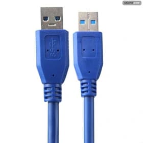 کابل دیتا لینک USB 3.0 Type-A نر به نر – برند ENZO – مدل M31 – طول 1.5 متر – آبی – گارانتی اصالت کالا انزو سرویس