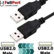 کابل دیتا لینک USB 3.0 Type-A نر به نر – برند TC-Trust – مدل TC-U3CA12 – طول 1 متر – مشکی – گارانتی 1 ساله تی سی — تصویر ۲