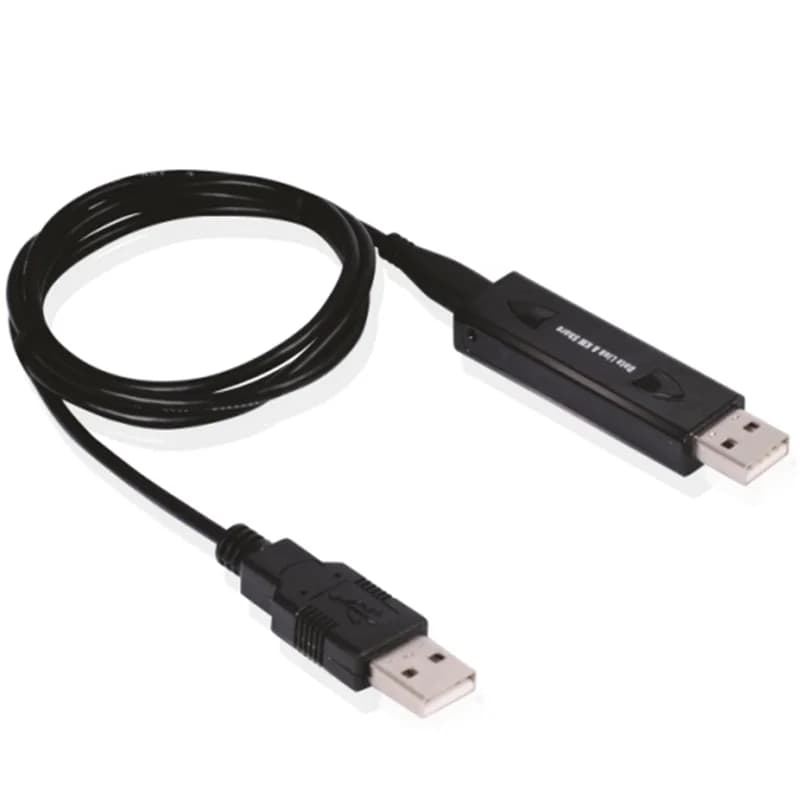 کابل دیتا لینک USB 2.0 Type-A نر به نر – برند UGREEN – مدل US166 – طول 2 متر – مشکی