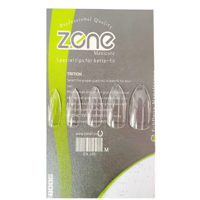 ناخن مصنوعی نوک تیز زد وان مدل GN-100 شیری — تصویر ۲
