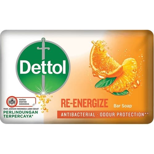 صابون آنتی باکتریال دتول Dettol مدل انرژی دهنده حجم 100 گرم