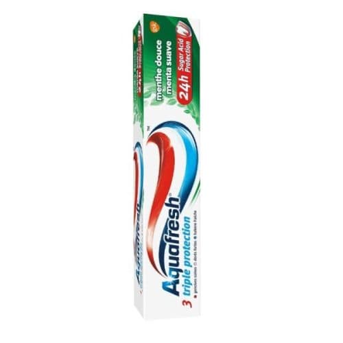 خمیر دندان آکوافرش مدل Triple Protection هربال 75 میلی لیتر