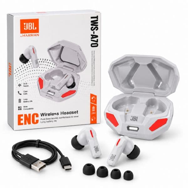 ایرپاد بلوتوثی گیمینگ جی بی ال JBL مدل TWS K70 — تصویر ۲