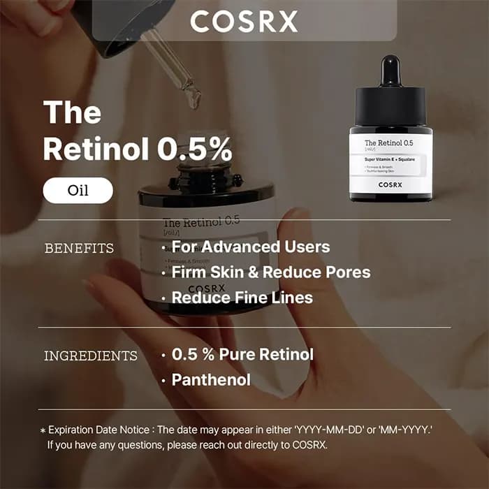 سرم رتینول 0.5% روغنی کوزارکس — تصویر ۷