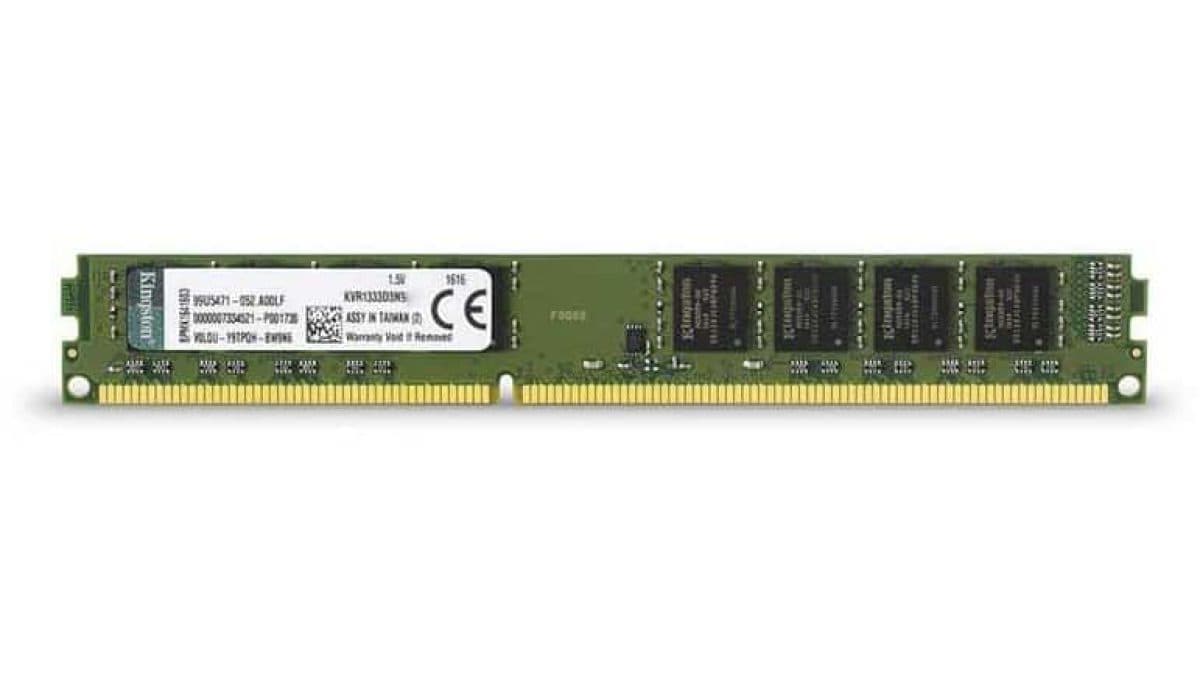 رم کامپیوتر 2 گیگ کينگستون مدل Kingston 2GB DDR3 FSB 1333MHz (استوک) — تصویر ۴