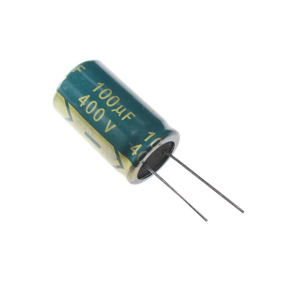 خازن الکترولیت 100 میکرو فاراد 400 ولت [100uF-400V] — تصویر ۲
