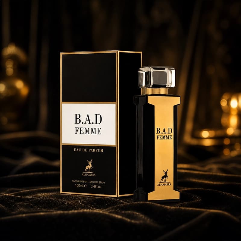 ادکلن بد فم مایسون الحمبرا B.A.D FEMME | خرید و قیمت عطر زنانه