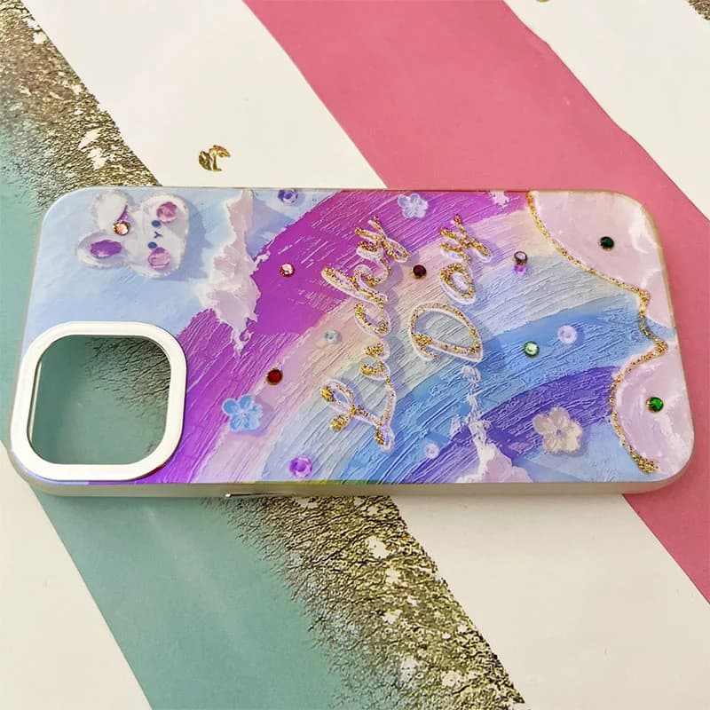 قاب گوشی iPhone 13 / iPhone 14 آیفون طرح Lucky Day کد 531