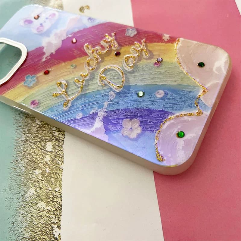 قاب گوشی iPhone 13 / iPhone 14 آیفون طرح Lucky Day کد 531 — تصویر ۲
