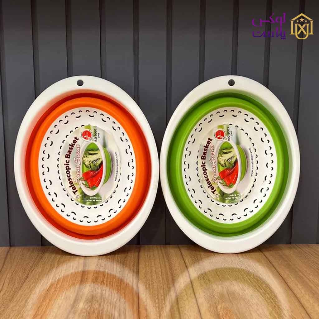 آبکش بیضی تاشو صنعت
