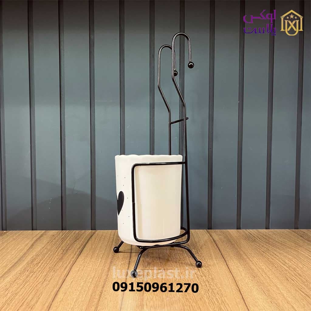 جا قاشقی آویز تک سرامیکی متال هوم 10245 — تصویر ۵