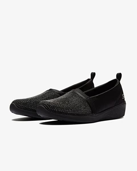 کفش زنانه اسکیچرز اورجینال – مشکی Skechers Arya – Shine And Glow 104110 BBK — تصویر ۴