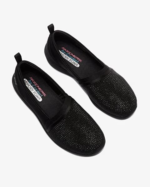 کفش زنانه اسکیچرز اورجینال – مشکی Skechers Arya – Shine And Glow 104110 BBK — تصویر ۷