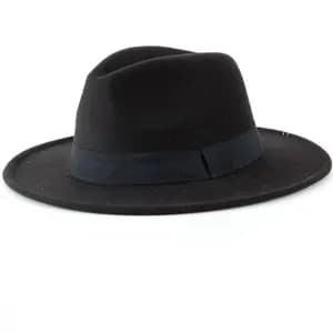 کلاه شاپوی فدورا مشکی کاپینKapin Fedora Siyah pembe DEMQSTY8