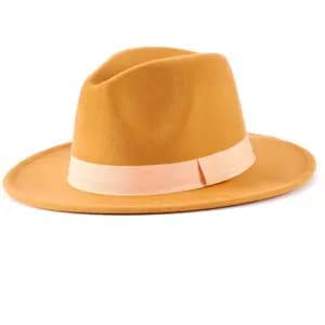 کلاه شاپوی فدورا نارنجی کاپینKapin Fedora Turuncu pembe D3FN92RZGR