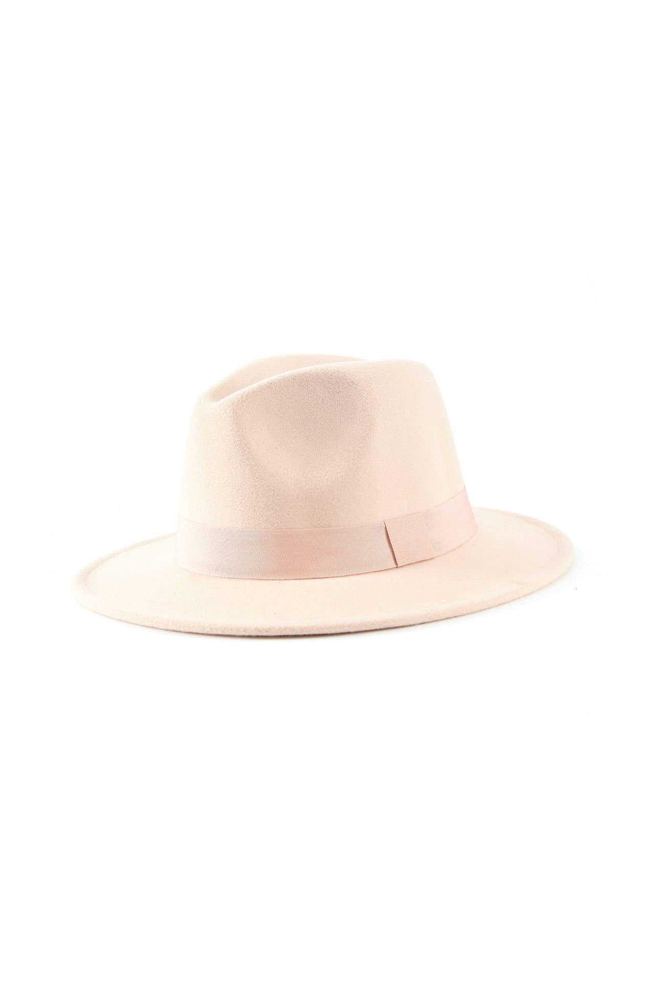 کلاه شاپوی فدورا صورتی روشن کاپینKapin Fedora pudra pembe L1AY7KN8WD — تصویر ۲