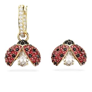 گوشواره قرمز سواروسکی اورجینال Swarovski Idyllia damla küpeler 5666131