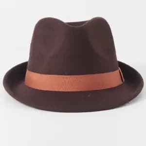 کلاه شاپوی تریلبای کاپین Kapin trilby kahverengi 612VBUG7AB