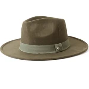 کلاه شاپوی فدورا خاکی کاپین Kapin Fedora Haki AESTV369