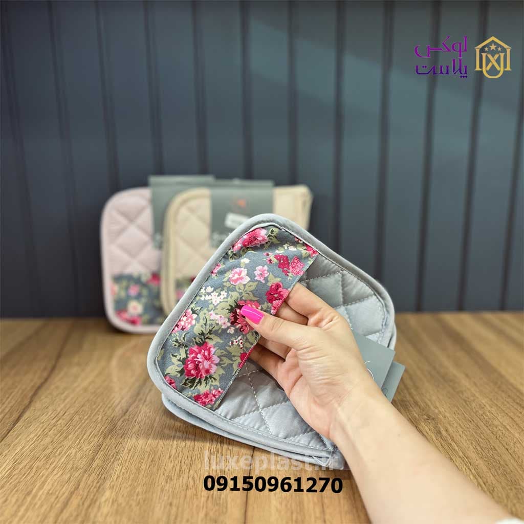 دستگیره پارچه ای مامیسا مدل مربع 2 عددی 9668 — تصویر ۲