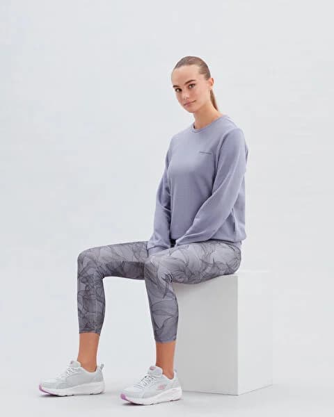 کفش زنانه اسکیچرز اورجینال -طوسی Skechers Go Run Elevate – Xylon 128333 GYLV — تصویر ۳