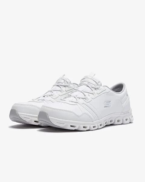 کفش زنانه اسکیچرز اورجینال -سفید Skechers Glide-Step – Upbeat Pace 104197 WHT — تصویر ۴