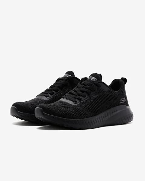 کفش زنانه اسکیچرز اورجینال -مشکی Skechers Bobs Squad Chaos-Sparkle Divi 117219 BBK — تصویر ۴