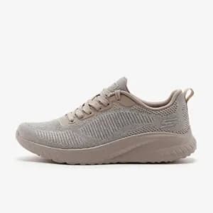 کفش زنانه اسکیچرز اورجینال -بژ Skechers Bobs Squad Chaos-Sparkle Divi 117219 TPE