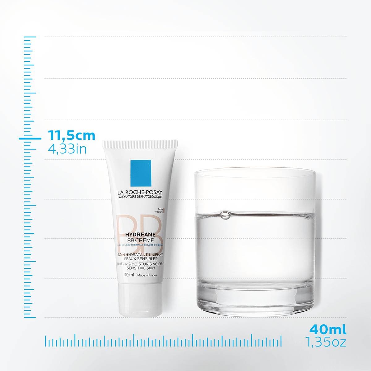 کرم BB مدیوم لاروش پوزایLa Roche Posay Hydreane Bb Cream Medium Spf20 — تصویر ۴
