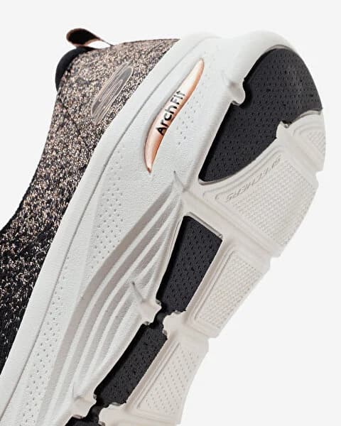 کفش زنانه اسکیچرز اورجینال – مشکی Skechers Arch Fit D’lux – Glimmer Dust 149689 BKRG (کپی) — تصویر ۸