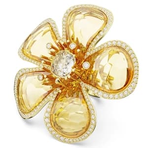 انگشتر گلد سواروسکی اورجینال Swarovski Florere cocktail ring