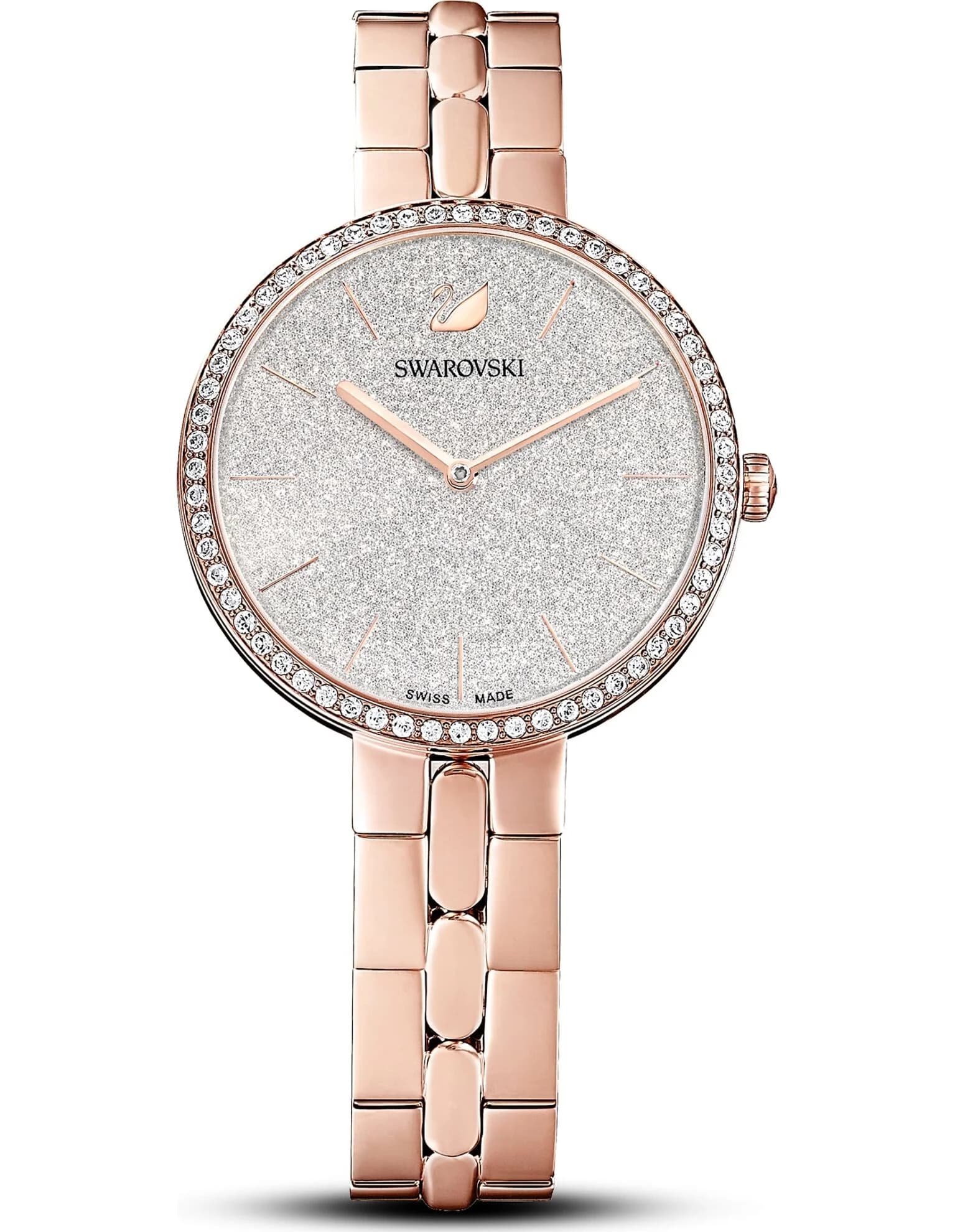 ساعت مچی رز گلد سوئیسی سواروسکی اورجینال Swarovski Cosmopolitan watch 5517803 — تصویر ۳