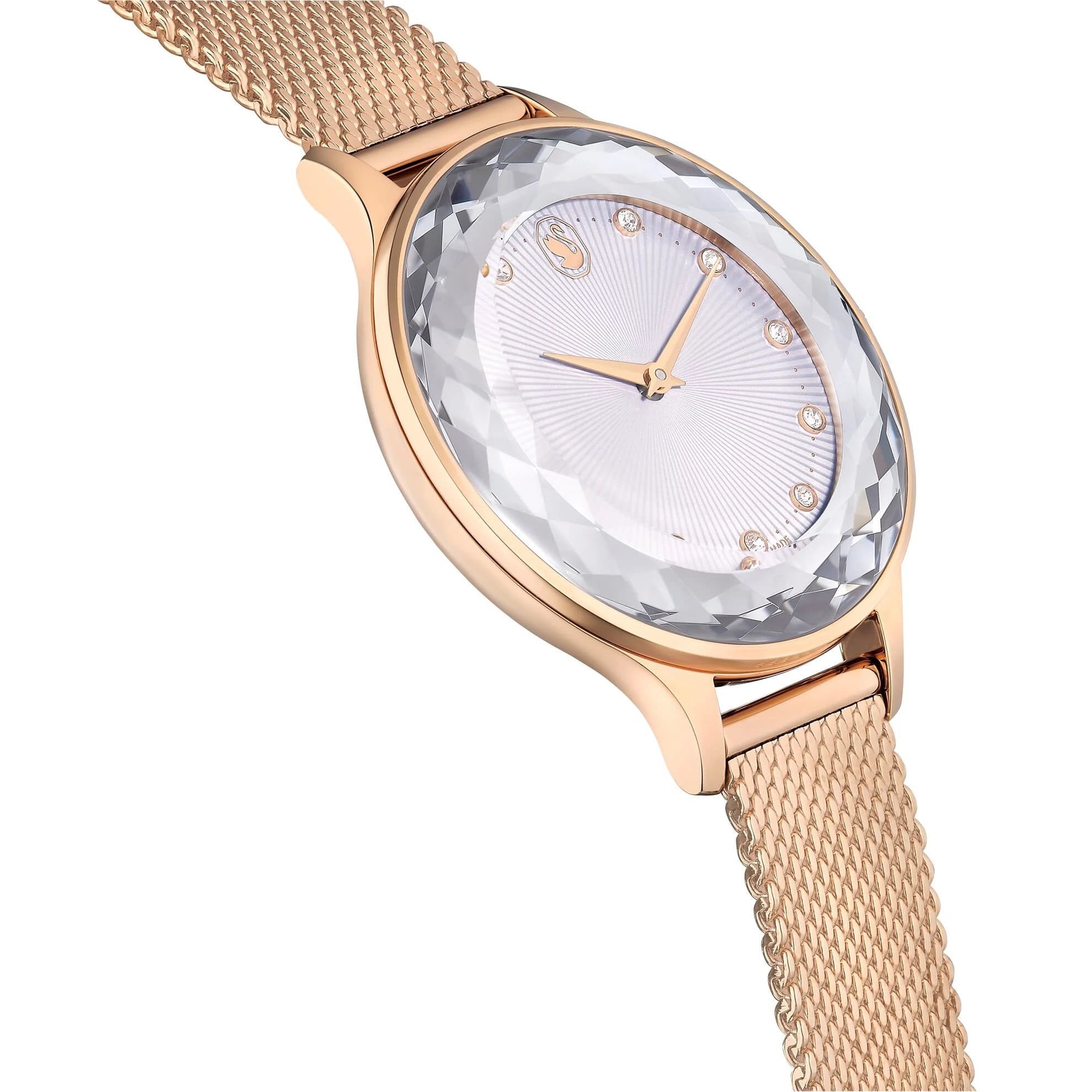 ساعت مچی رز گلد سوئیسی سواروسکی اورجینال Swarovski Octea Nova watch 5650011 — تصویر ۴