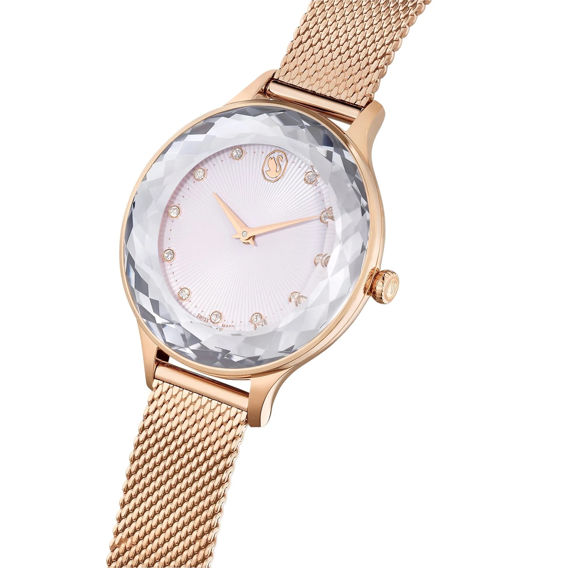 ساعت مچی رز گلد سوئیسی سواروسکی اورجینال Swarovski Octea Nova watch 5650011 — تصویر ۶