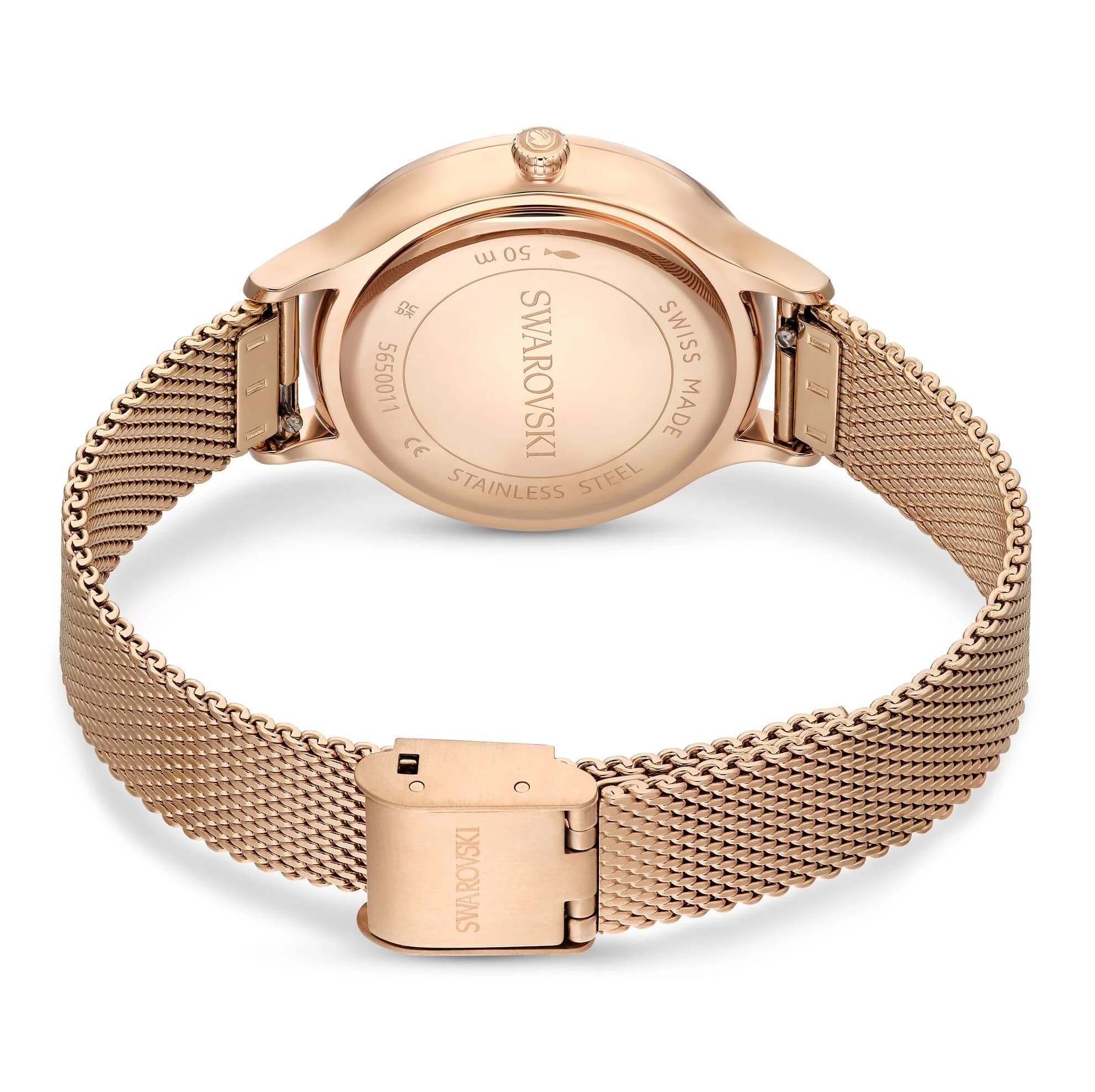 ساعت مچی رز گلد سوئیسی سواروسکی اورجینال Swarovski Octea Nova watch 5650011 — تصویر ۷