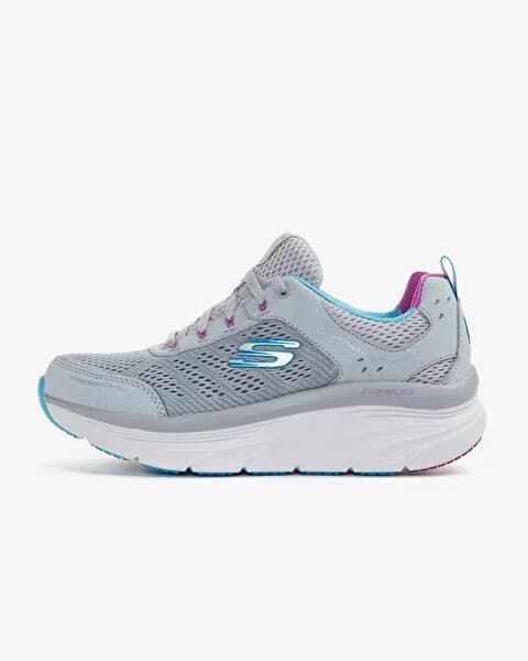 کفش زنانه اسکیچرز اورجینال – طوسی Skechers D’lux Walker 149023 LGMT — تصویر ۲