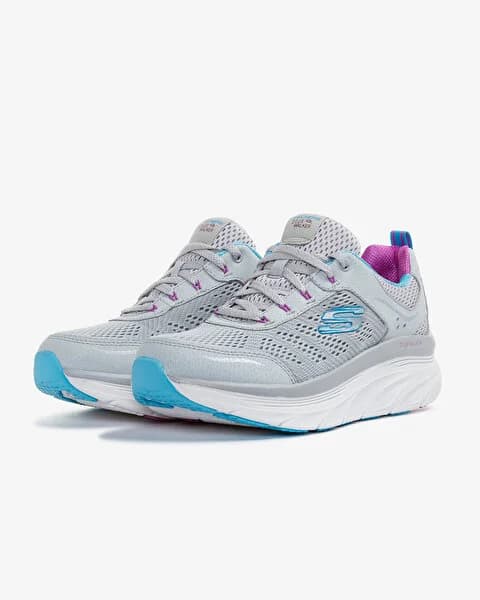 کفش زنانه اسکیچرز اورجینال – طوسی Skechers D’lux Walker 149023 LGMT — تصویر ۴
