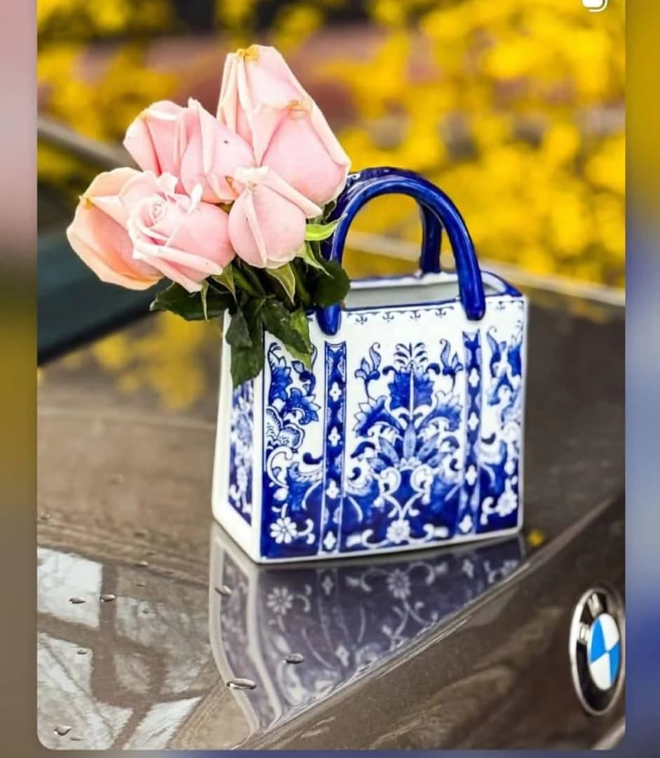 ساک نقاشی لوتوس زیبا