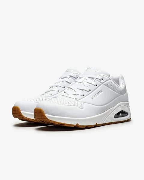 کفش زنانه اسکیچرز اورجینال – سفید Skechers Uno -Stand On Air 73690 WHT — تصویر ۴