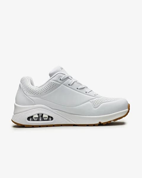 کفش زنانه اسکیچرز اورجینال – سفید Skechers Uno -Stand On Air 73690 WHT — تصویر ۳