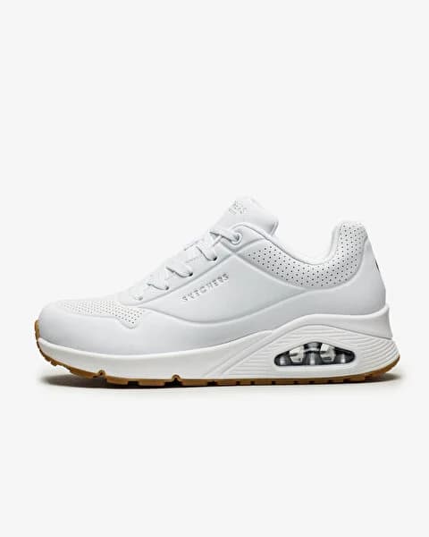 کفش زنانه اسکیچرز اورجینال – سفید Skechers Uno -Stand On Air 73690 WHT — تصویر ۲